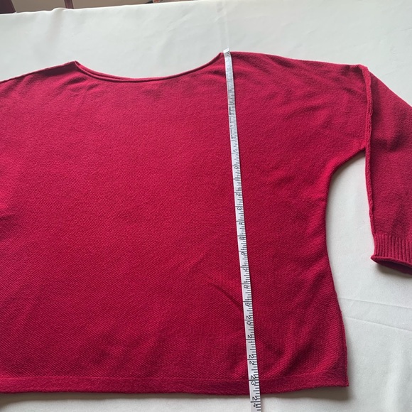 Caslon Fuchsia raspberry long sleeves sweater size S - Picture 11 of 12